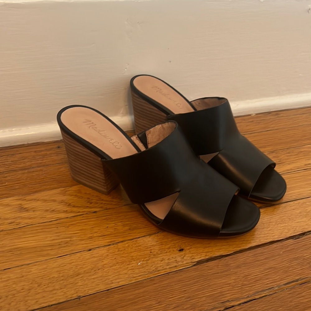 Madwell heels lightly worn
